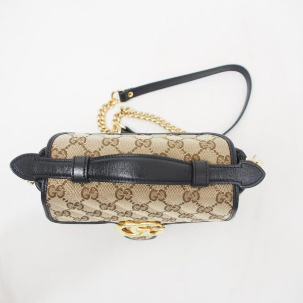 22694 4 Gucci GG Marmont Mini Top Handle Bag