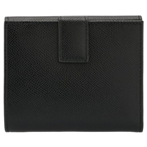 22c87700070010 2 Ferragamo Wallet Bifold Gancini Mini Pass Case Black