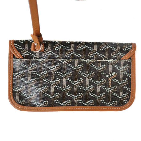 23 1150 12 Goyard Saint Louis PM Tote Bag Black Brown