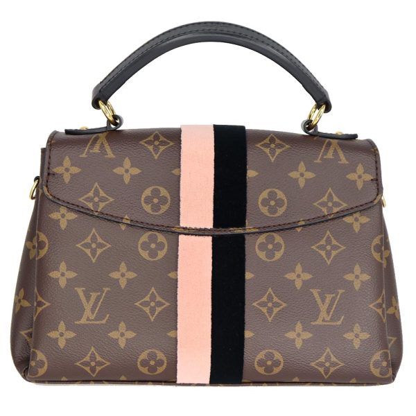 23 3207 2 Louis Vuitton Georges BB 2way Handbag Black Pink