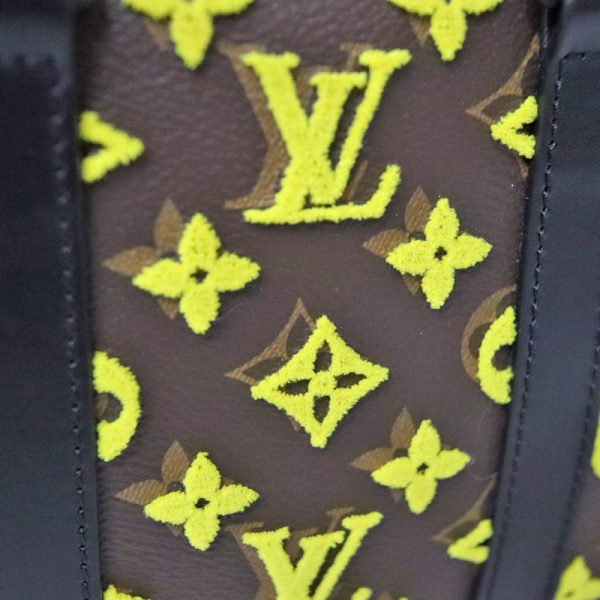 23 3455 6 Louis Vuitton Speedy Soft Trunk Brown x Yellow