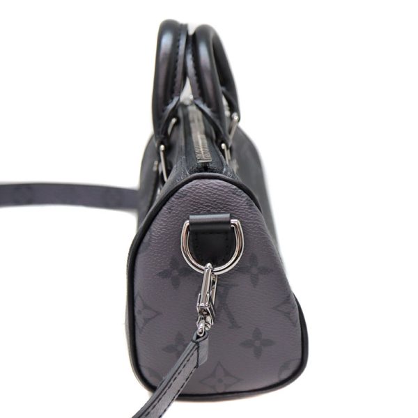 23 3642 3 Louis Vuitton Keepall XS Handbag Black Gray