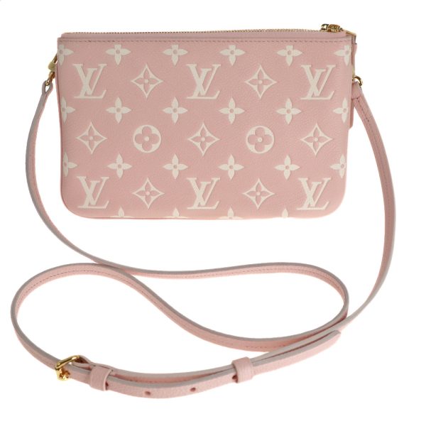 23 4131 2 Louis Vuitton Pochette Double Shoulder Baby Pink