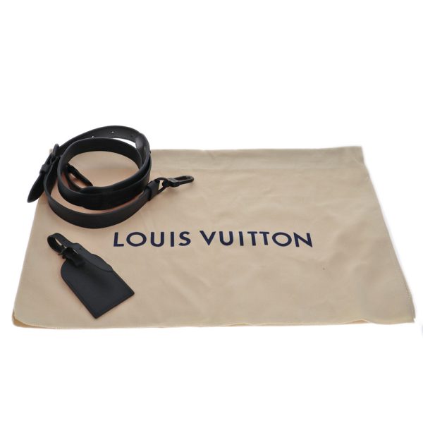 23 4853 20 Louis Vuitton Sac Pla Cloth Leather Black