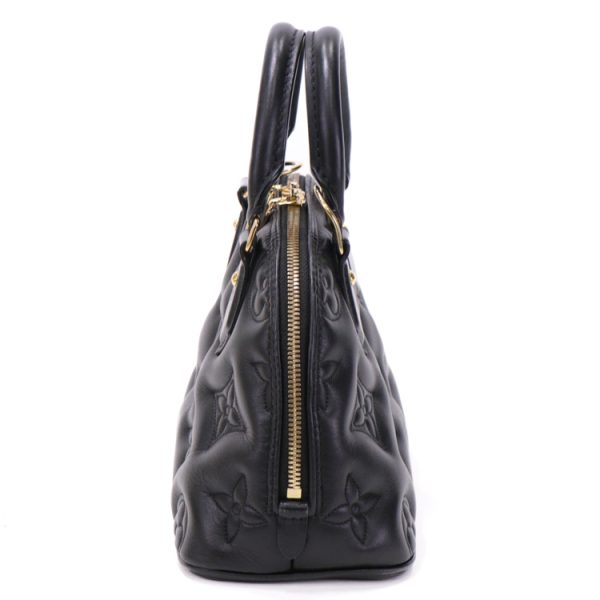 23 4988 03 Louis Vuitton Alma Soft Calf Leather BB 2 Way Shoulder Bag Noir