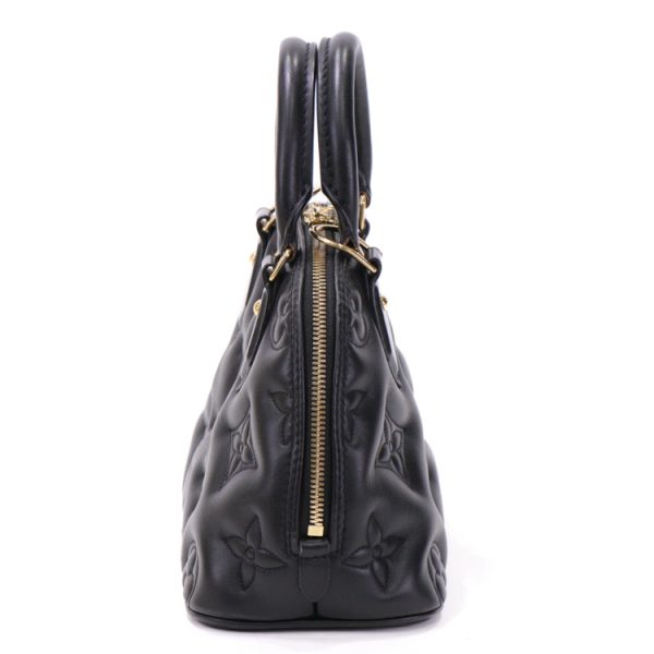 23 4988 05 Louis Vuitton Alma Soft Calf Leather BB 2 Way Shoulder Bag Noir