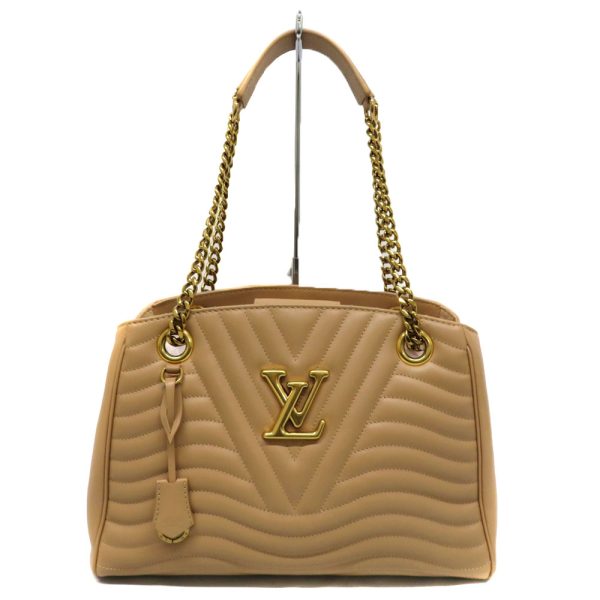 23 62201 Louis Vuitton Wave Chain Tote Bag Noisette Beige