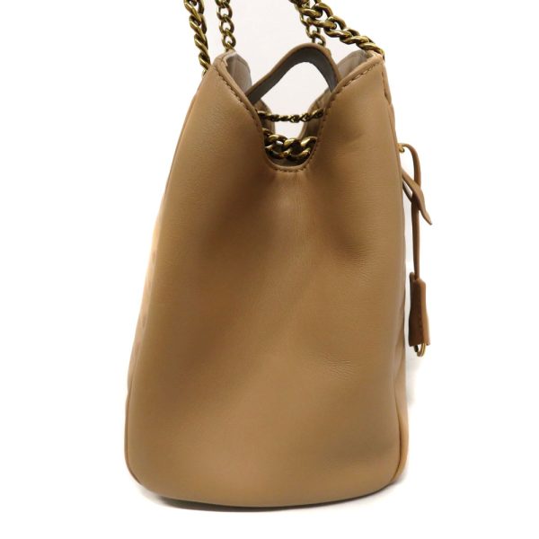 23 62216 Louis Vuitton Wave Chain Tote Bag Noisette Beige