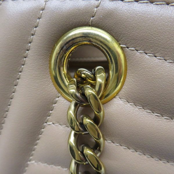 23 62217 Louis Vuitton Wave Chain Tote Bag Noisette Beige