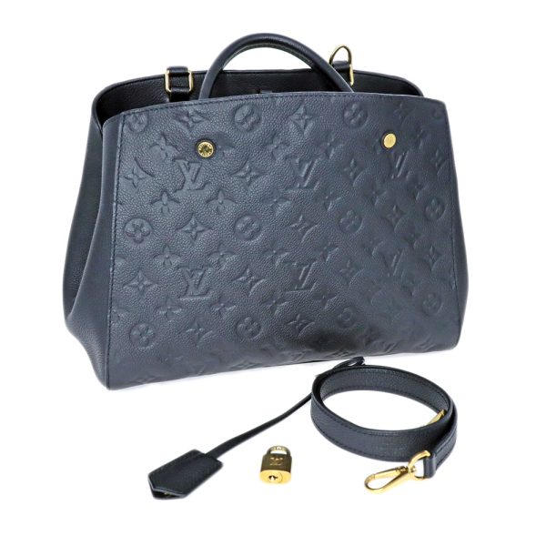 23 7095 18 Louis Vuitton Montaigne MM Empreinte Noir