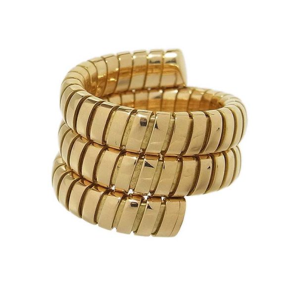 2300038472908 Bulgari Tubogas Ring K18YG