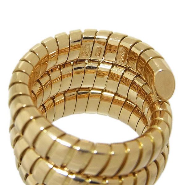 2300038472908 3 Bulgari Tubogas Ring K18YG