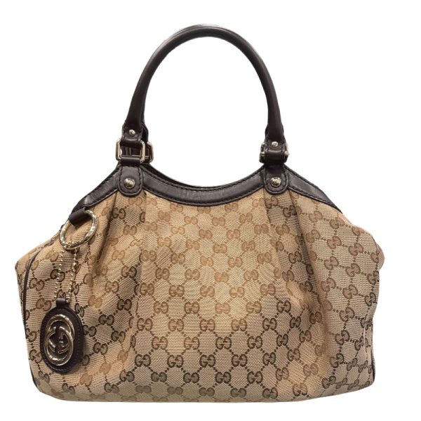 2300039836518 2 Gucci Handbag GG Canvas Beige