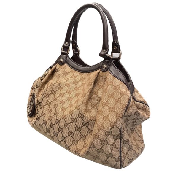 2300039836518 3 Gucci Handbag GG Canvas Beige