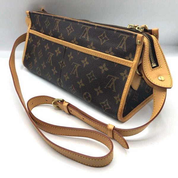 2300040026762 1 Louis Vuitton Popincourt Canvas Brown GD Hardware Shoulder Bag