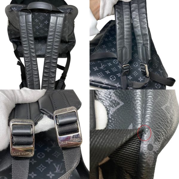 2300511 8 LOUIS VUITTON Rucksack Backpack Black Gray