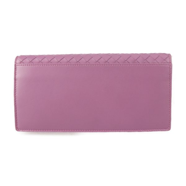 2301033002005 3 Bottega Veneta Shoulder Wallet Intrecciato Leather Lavender Pink