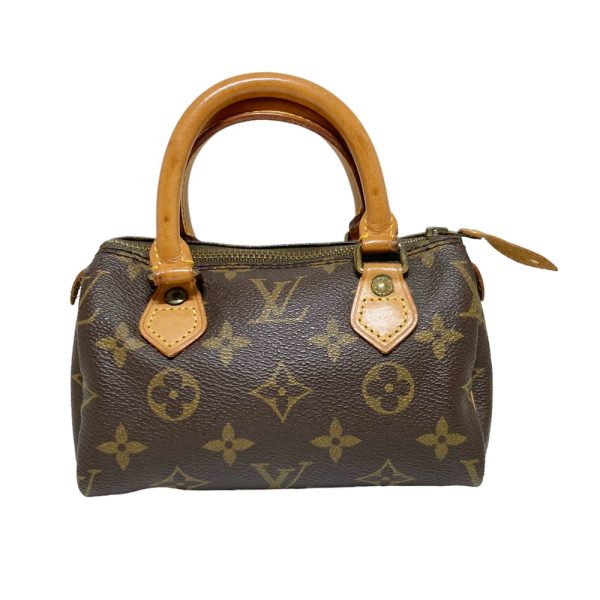 2301632 2 LOUIS VUITTON Mini Speedy Boston Shoulder bag Brown