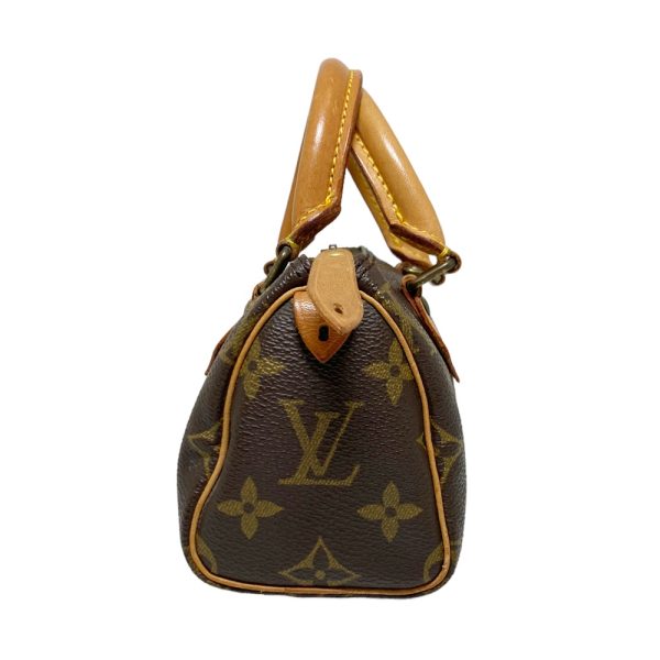 2301632 4 LOUIS VUITTON Mini Speedy Boston Shoulder bag Brown