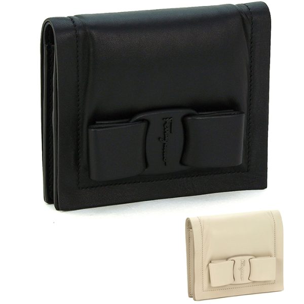 230204 wa10 4 1 Ferragamo Bifold Wallet Leather Black