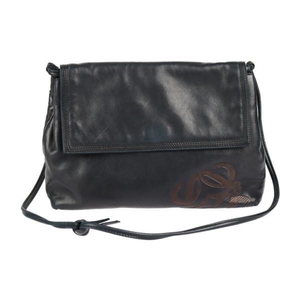 2303061001011 1 Loewe Shoulder Bag Nappa Leather Black