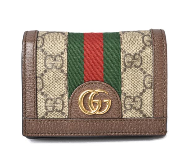 230308 g 1 GUCCI Fold Wallet Beige