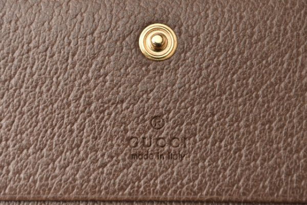 230308 g 10 GUCCI Fold Wallet Beige