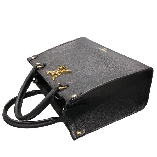 23034148 14 Louis Vuitton Lock Go Taurillon Shoulder Black