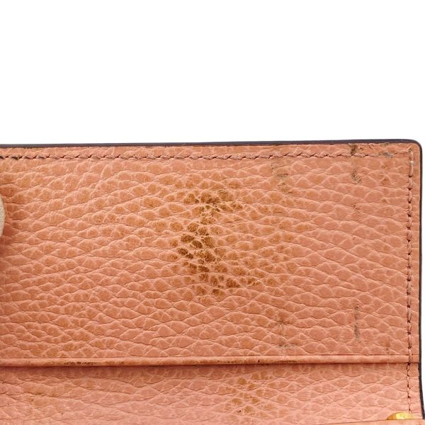 23044516 06 Gucci GG Marmont Key Case 6 Key Pink Copper