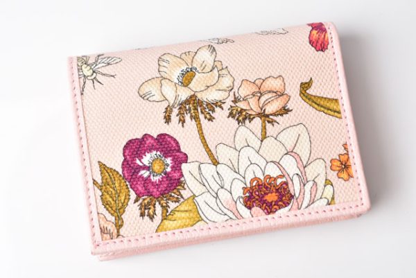 230472 g 2 GUCCI Folding Wallet Flora Limited Edition Canvas Rose