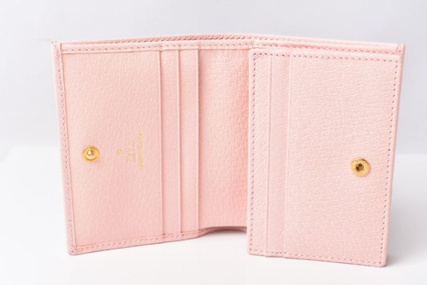 230472 g 4 GUCCI Folding Wallet Flora Limited Edition Canvas Rose