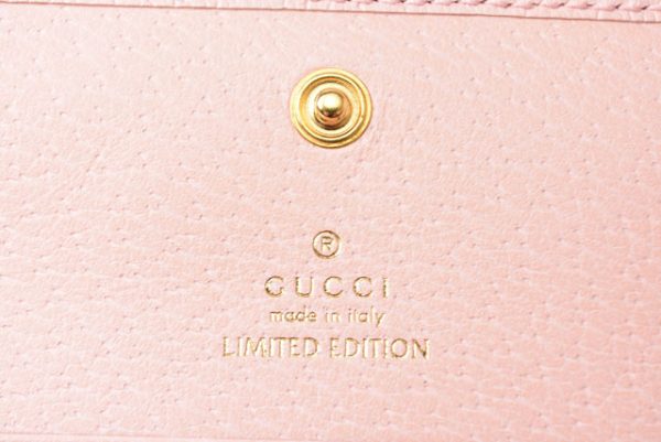 230472 g 5 GUCCI Folding Wallet Flora Limited Edition Canvas Rose