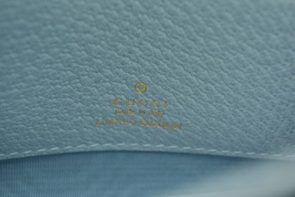 230473 g 9 GUCCI Clutch Bag Flora Limited Edition Canvas Blue