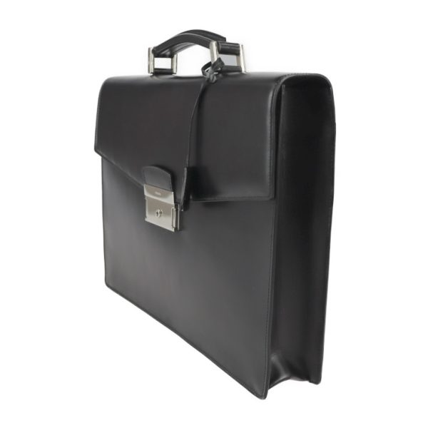 2305033008040 2 Prada Leather Briefcase Black