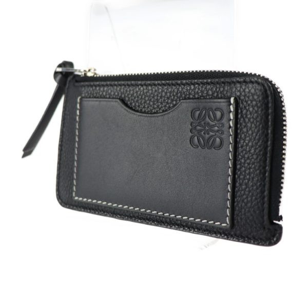 2306113007046 2 Loewe Coin Card Holder Leather Black