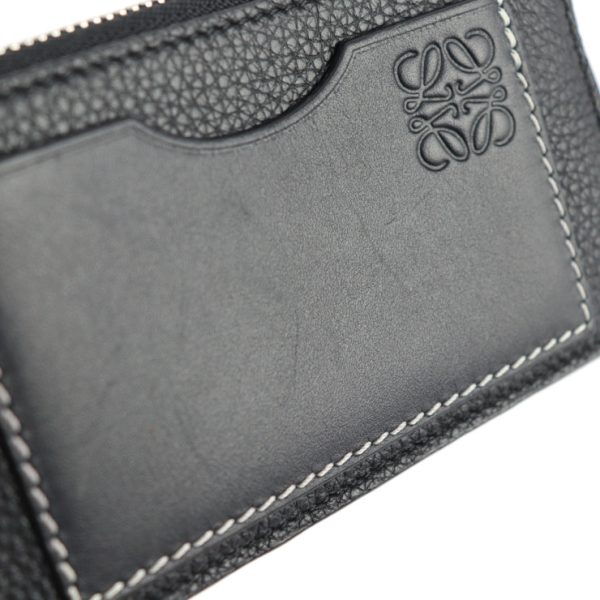 2306113007046 6 Loewe Coin Card Holder Leather Black