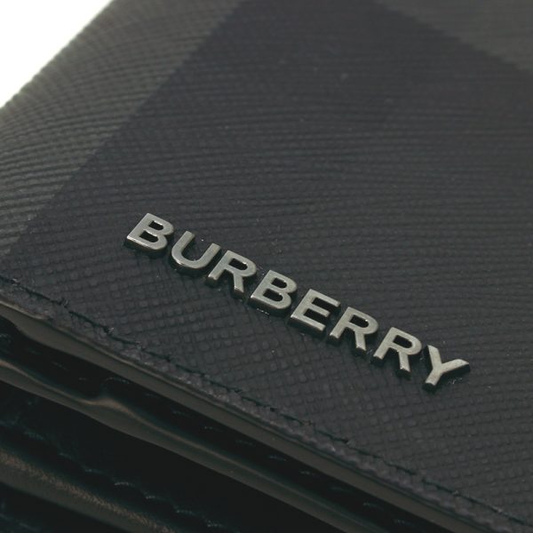 230616 wa5 1 6 BURBERRY Continental Wallet Leather Charcoal