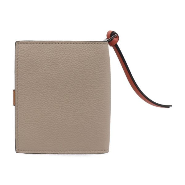 2307083007026 3 Loewe Compact Zip Wallet Bifold Wallet Leather Light Oats