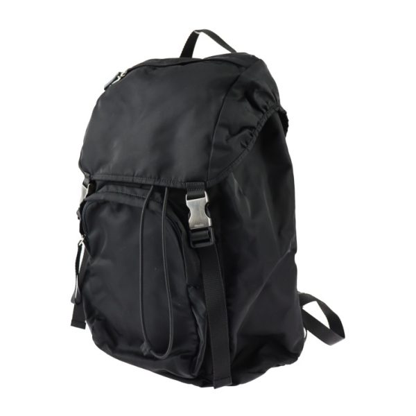 2307123010036 2 Prada Nylon Rucksack Black Backpack