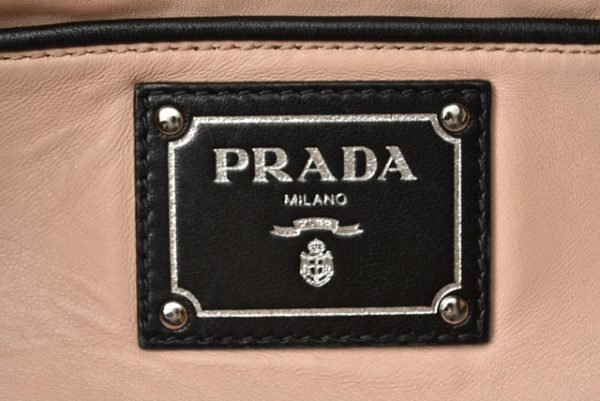 230744 p 7 Prada Handbag Shoulder Bag Nero Black