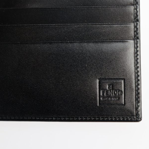 2308033002051 7 Fendi Bifold Wallet Calf Leather Black