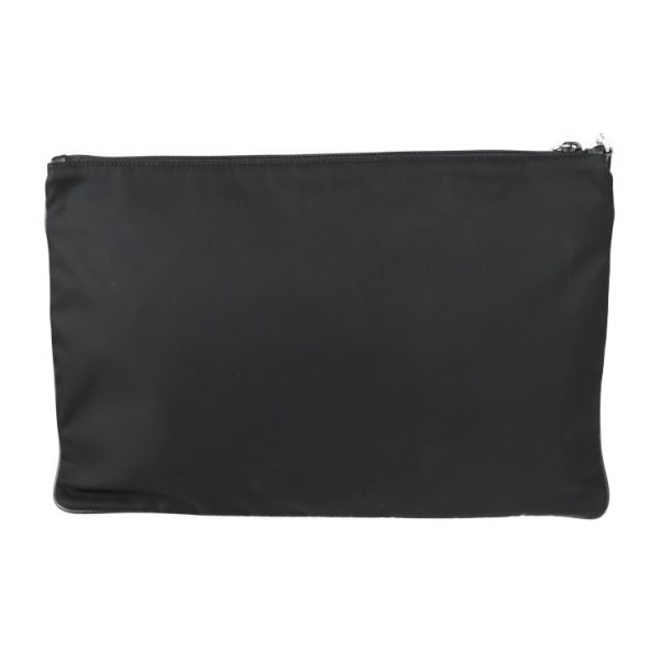 2308033010066 3 Prada Second Nylon Wristlet Clutch Bag Black