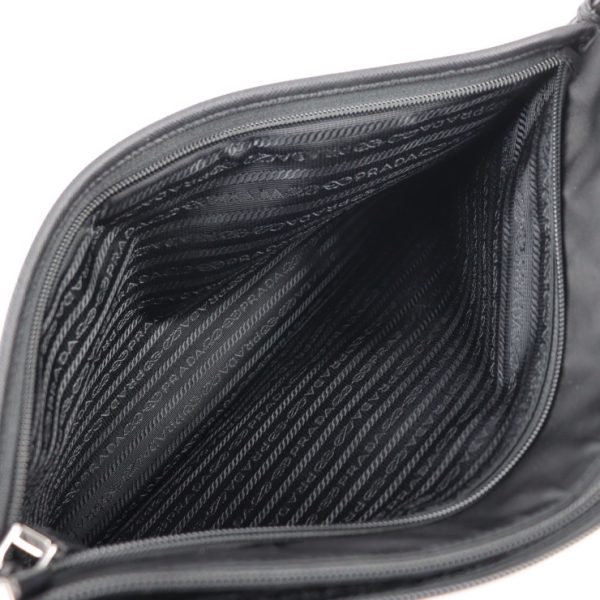 2308033010066 8 Prada Second Nylon Wristlet Clutch Bag Black