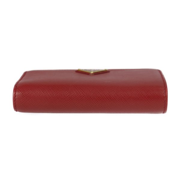 2308053007033 4 Prada Leather Bifold Wallet Red