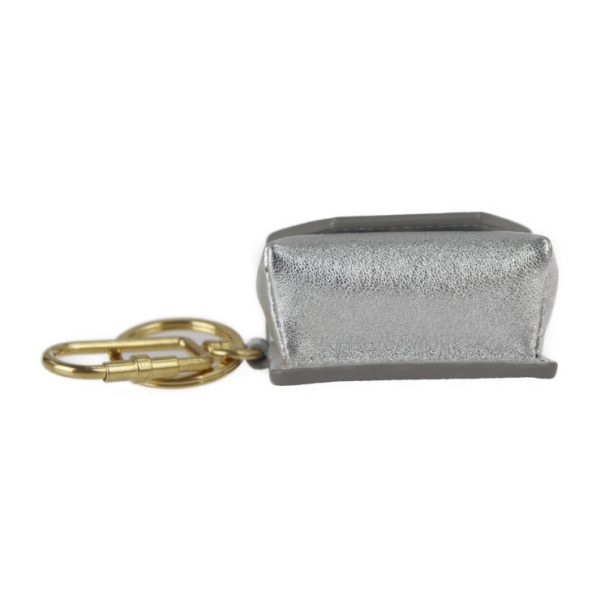 2308053008012 4 Celine Envelop Airpods Keyring Lambskin Silver Gold