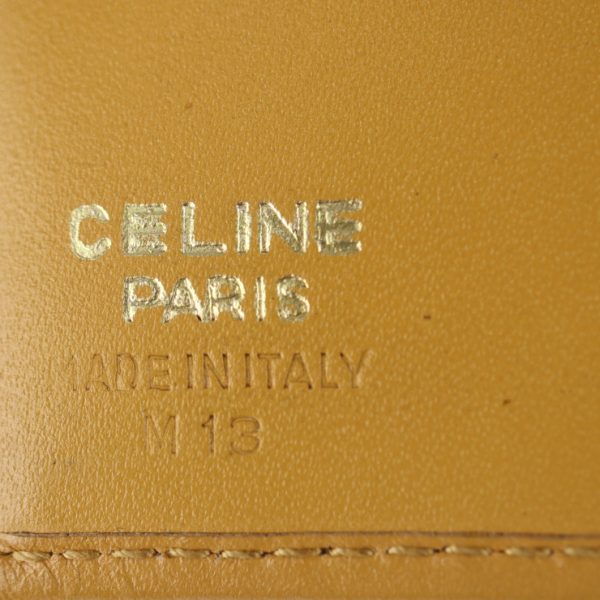 2308061001014 10 Celine Macadam Bifold Wallet PVC Leather Brown