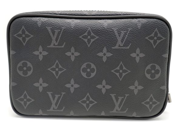 23087302325 02 Louis Vuitton Monogram Eclipse Truth Toilette PM Pouch Bag Black