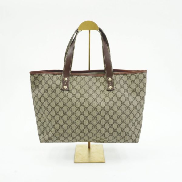 23100534 03 Gucci Gg Supreme Tote Bag Green