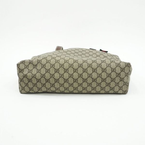 23100534 07 Gucci Gg Supreme Tote Bag Green