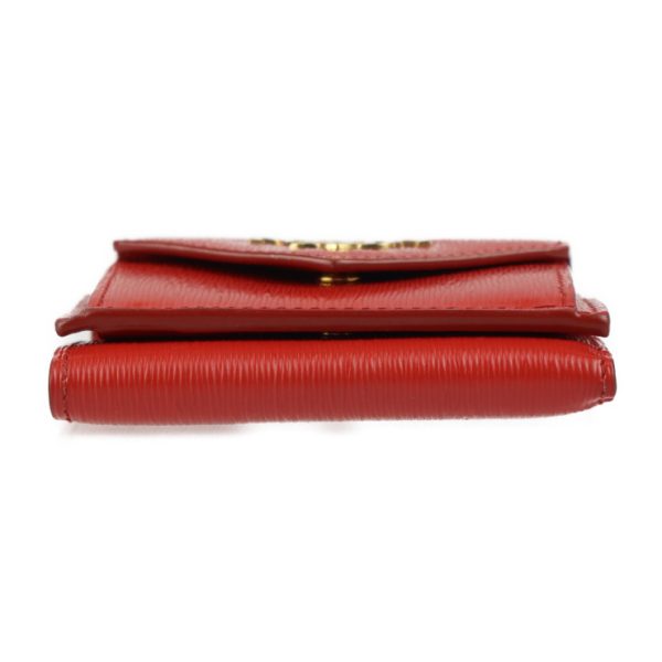 2310061001024 4 Prada Leather Compact Wallet Red